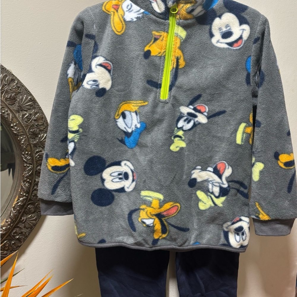 Disney Kids Matching Set - Gray with Mickey and Friends